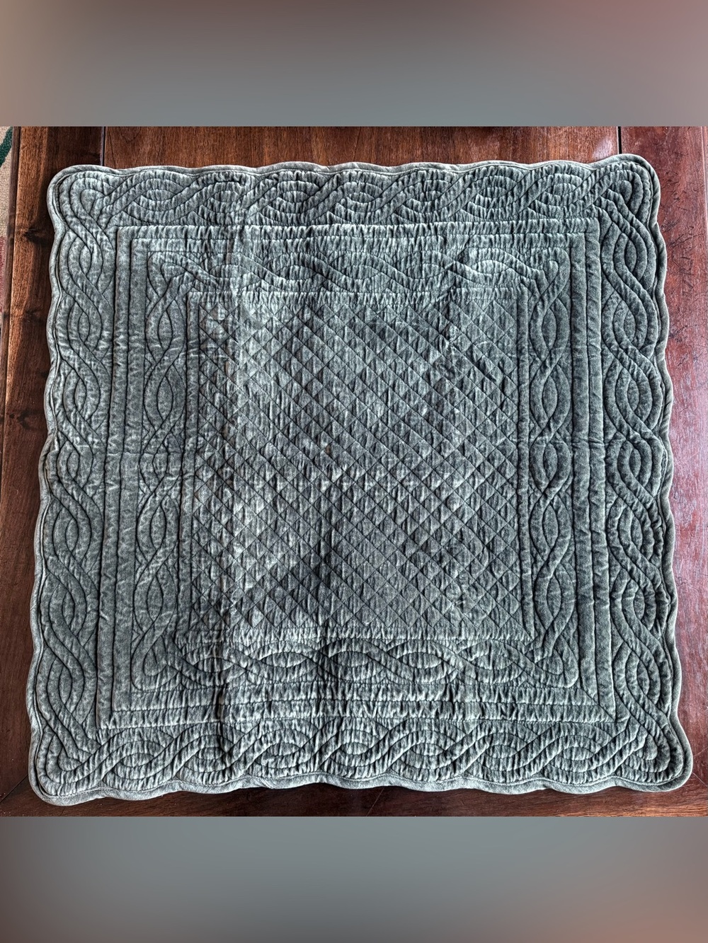 Pottery Barn Velvet Heirloom Quilted
Sham
